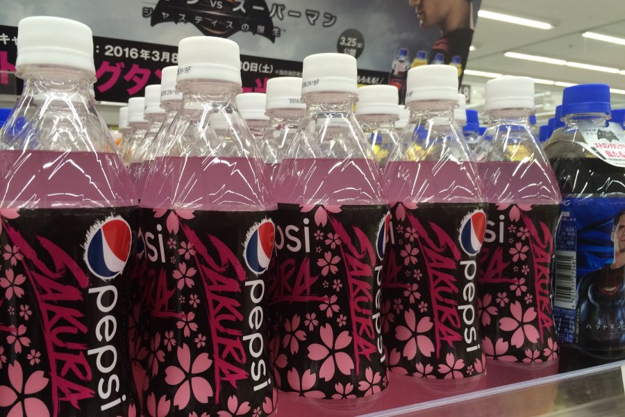 Pepsi Sakura Pertama Di Dunia