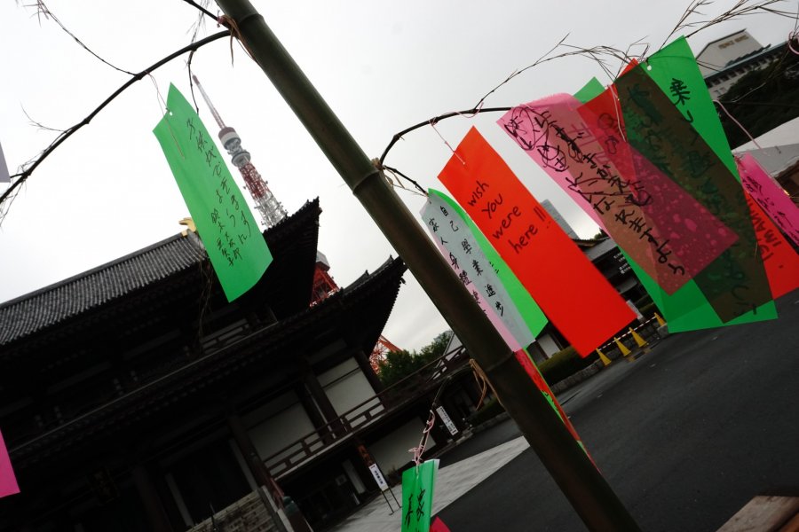Tanabata Festival di Kuil Zojoji