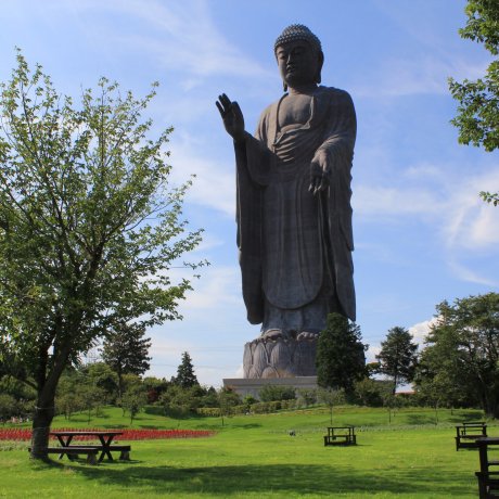 Giant Buddha di Ushiku Daibutsu Giant Buddha di Ushiku Daibutsu