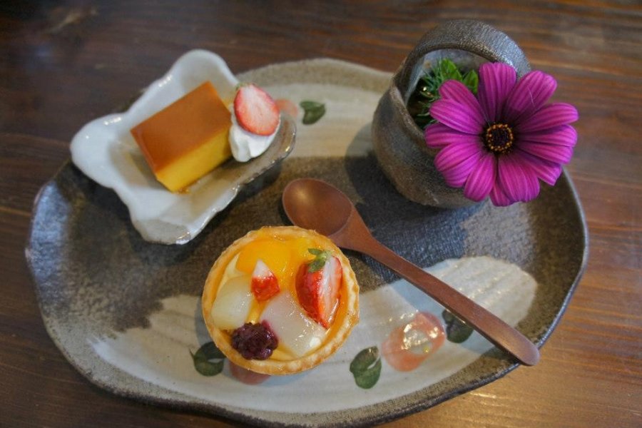 Kafe Kabochaan di Mashiko, Tochigi
