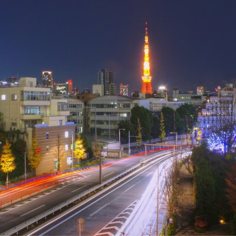 Tokyo Tower Saat Malam Tokyo Tower Saat Malam