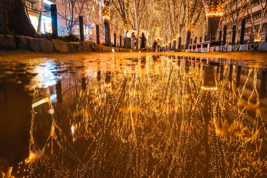 Atraksi Kerlap-kerlip Cahaya Sendai